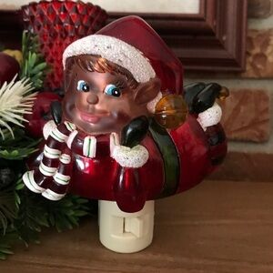 Rare Christmas Elf Night Light